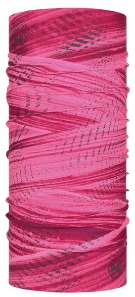 Nákrčník - Multifunkční šátek Original Buff Reflective Speed Pink 123416.538.10 25/26