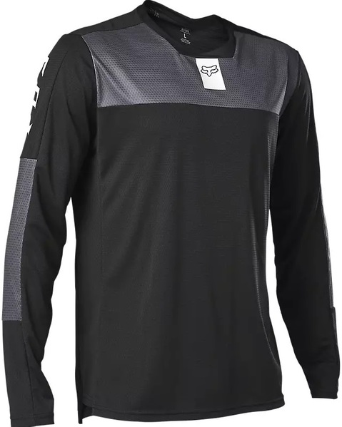 Pánský cyklistický dres FOX Defend LS Jersey Foxhead Black 28988-001