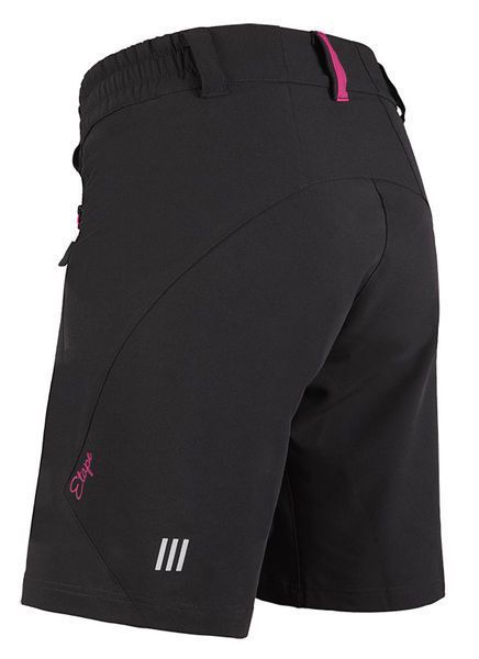 Dámské volné cyklistické kraťasy Etape Cat černá/růžová 1805912 25/26