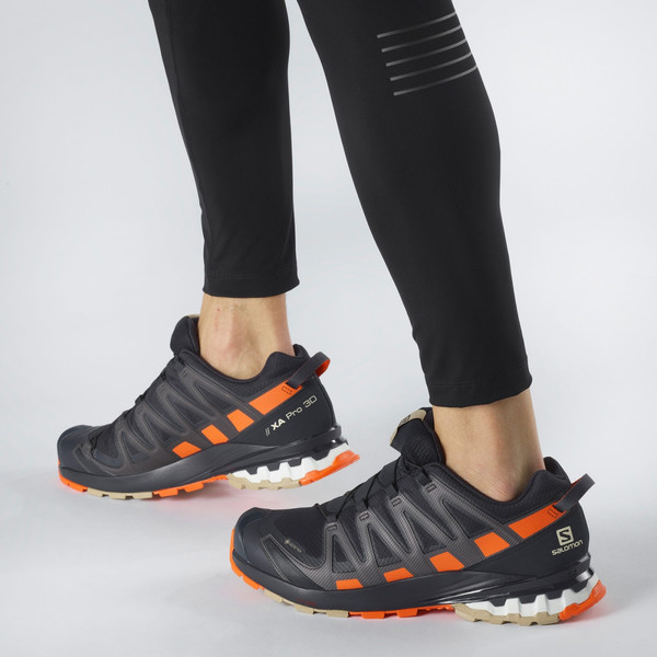 Boty Salomon Xa Pro 3D V8 Gore-tex W GTX night sky/red orange/safari 414444 