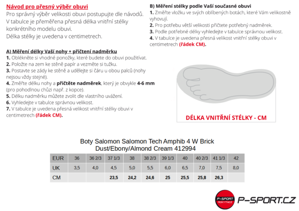 Boty Salomon Tech Amphib 4 W Brick Dust/Ebony/Almond Cream 412994