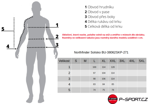 Pánská skialpová bunda Northfinder Solisko BU-38062SKP-271