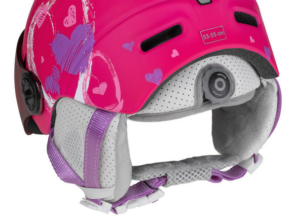 Dětská lyžařská helma Etape Rider Pro Light růžová mat 2330920 25/26