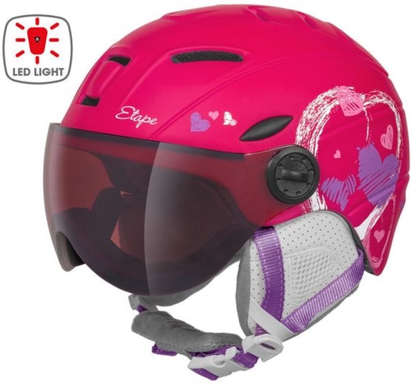 Dětská lyžařská helma Etape Rider Pro Light růžová mat 2330920 25/26