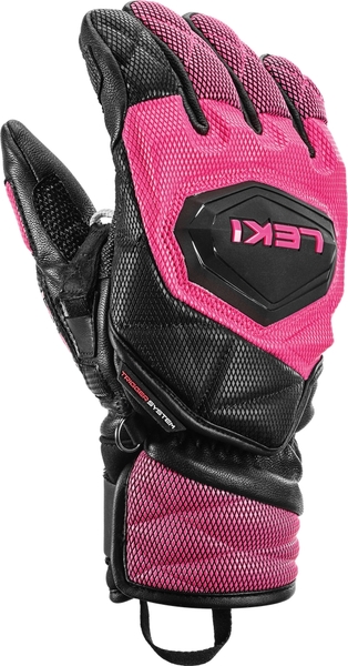 Dětské rukavice Leki WCR Venom 3D Junior (654801702) black/pink 25/26