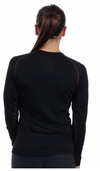 Dámské lehké vlněné triko Devold Breeze Merino 150 Shirt Woman GO 180 229 A 950A Black 25/26