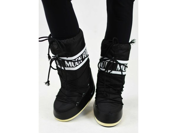 Dámské zimní boty Tecnica Moon Boot Icon Nylon 001 Black 25/26