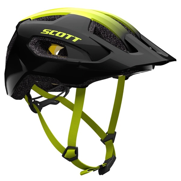 Helma na kolo Scott Supra Plus MIPS Black/Radium Yellow 403984 25/26