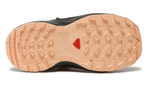 Dětské boty Salomon XA PRO V8 CSWP K Earth Red/Black/Almond Cream 416143 25/26
