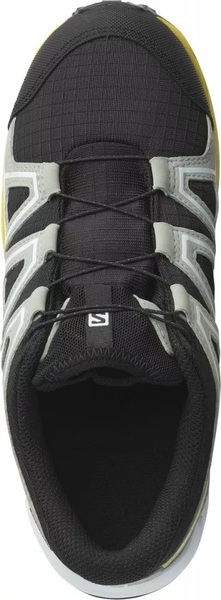 Dětské boty Salomon Speedcross CSWP J Black/Wrought Iron/Lemon L41628500 25/26