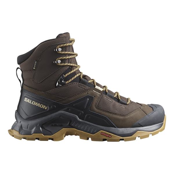 Pánské trekové boty Salomon Quest Element GTX Gore-tex Delicio Black/Dull Gold L47216100 25/26