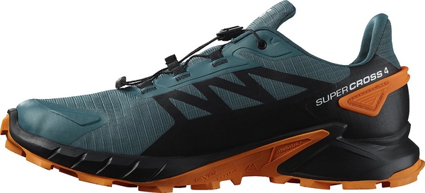 Trailové běžecké boty Salomon Supercross 4 GTX Gore-tex M L47119800 Stargazer Black Turmeric 25/26