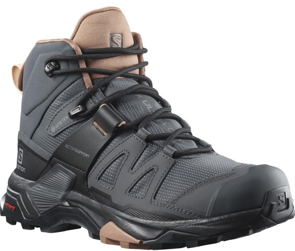 Dámské trekové boty Salomon X ULTRA 4 MID GTX W Gore-Tex Ebony/Mocha Mouse L41295600 25/26