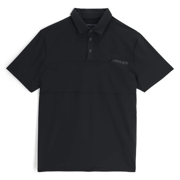 Pánské Polo triko Spyder Links Shot Sleeve Tech Polo 38A011501 Black 25/26
