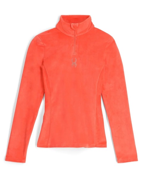 Dámská mikina Spyder Shimmer Bug 1/2 Zip Coral Haze 38B125310-CRH 25/26