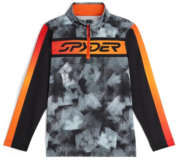 Dětský rolák Spyder Jacobs 1/2 zip Black Block Camo 38C013500-BBC 25/26