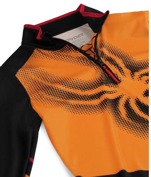 Dětský rolák Spyder Ryder 1/2 zip Orange Pop 38C013501-POP 25/26