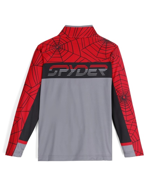 Dětský rolák Spyder Ryder 1/2 zip Spyder Red 38C013501-SPR 25/26