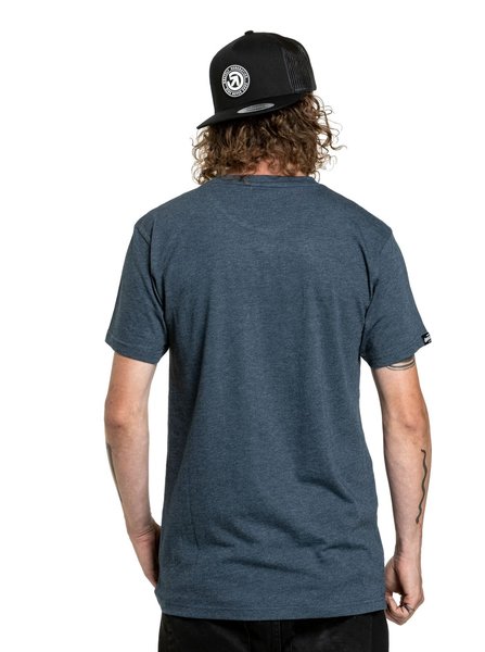Pánské triko Meatfly Joe Navy Heather 25/26