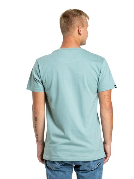 Pánské triko Meatfly Rele Dusty Mint 25/26