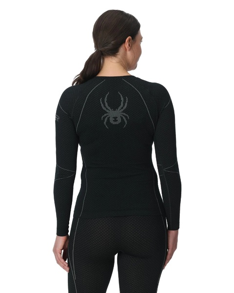 Dámské termo Triko Spyder Momentum Baselayer Top W Black 38B013501-BLK 25/26