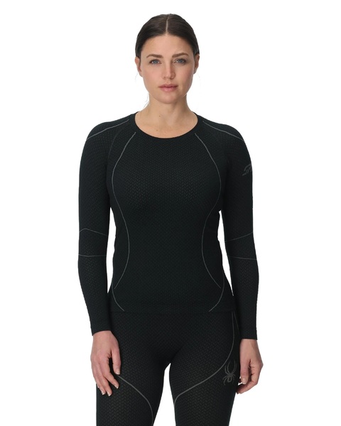Dámské termo Triko Spyder Momentum Baselayer Top W Black 38B013501-BLK 25/26