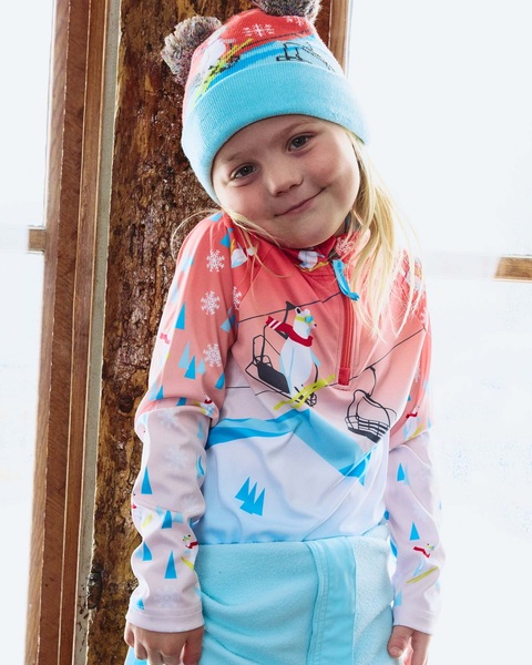 Dětský rolák Spyder Reflect 1/2 zip Coral Haze 38RR125302-CRH 25/26