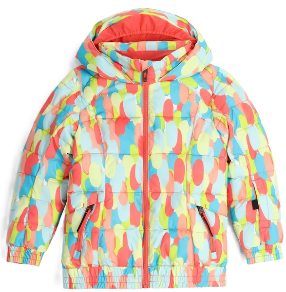 Dětská bunda Spyder Zadie Synthetic Down Jacket Coral Haze Sprinkles 38SJ025420-CHS 25/26