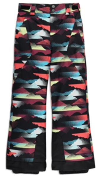 Dětské kalhoty Spyder Olympia Pants Multi Mountain Print 38SJ125410-MMP 25/26