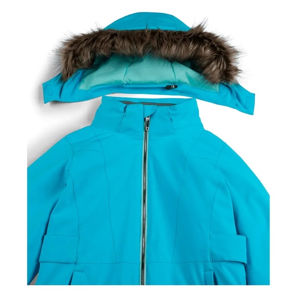 Dětská bunda Spyder Lola Jacket Cyan Blue 38SJ075402-CYB 25/26