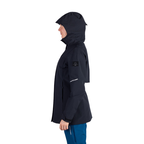 Outdoorový softshellový kabát parka 2L Northfinder Lucinda BU-6290OR-269 Black 25/26