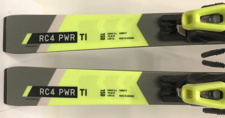 Lyže Fischer RC4 Power TI AR + RS 10 PR GW (testovací lyže 2945) 24/25