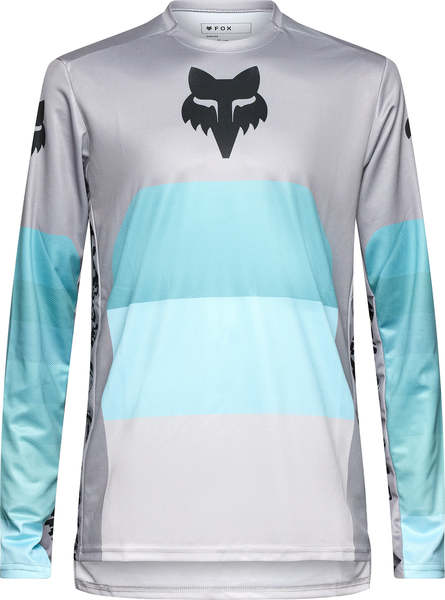 Pánský cyklo dres Fox Ranger LS Jersey Grid Steel Grey 33416-172 25/26