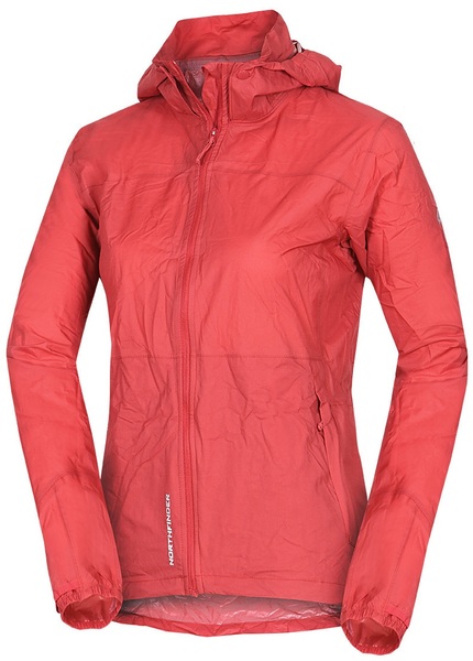 Dámská sbalitelná Bunda Northfinder Northkit BU-4268OR 682 Dark Coral 25/26