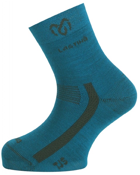 Lasting TJS 590 dětské merino ponožky modré 25/26