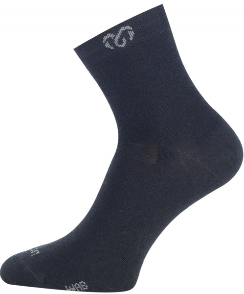 Lasting trekingové tenké ponožky Merino WAB-900 černé 25/26