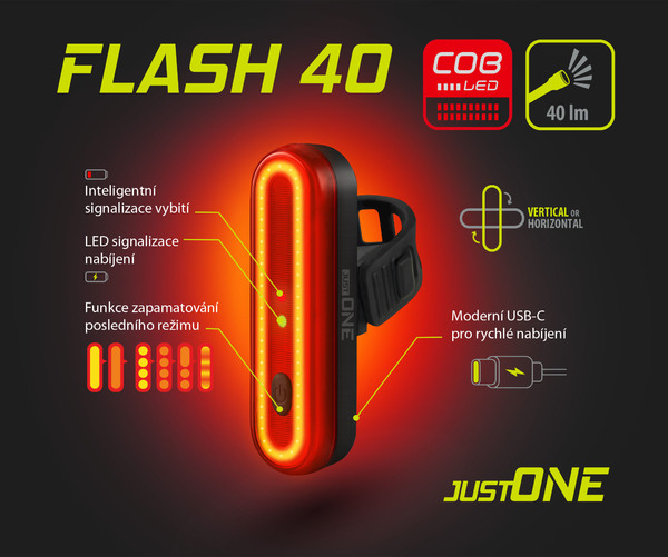 Osvětlení - zadní světlo One Flash 40 603410