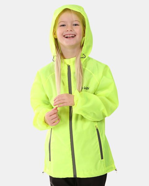 Dětská outdoorová nepromokavá bunda Kilpi JALUU-J Žlutá WJ0180KIYEL 25/26
