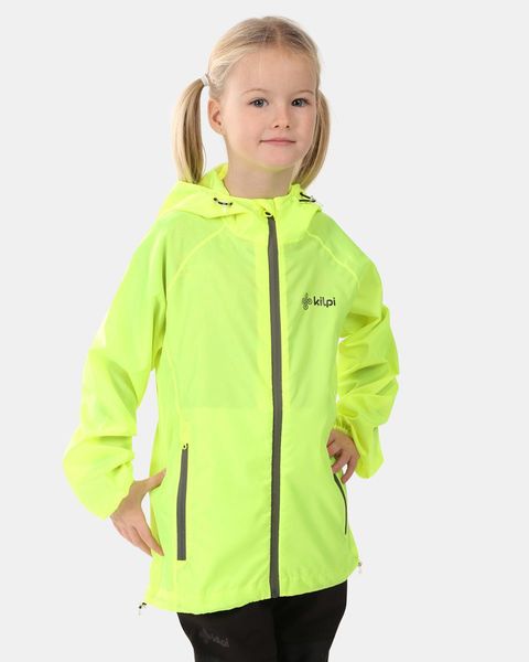 Dětská outdoorová nepromokavá bunda Kilpi JALUU-J Žlutá WJ0180KIYEL 25/26