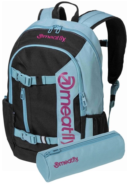 Batoh Meatfly Basejumper Aqua Pink 22 L + penál zdarma 25/26