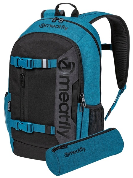 Batoh Meatfly Basejumper Petrol Heather/Black 22 L + PENÁL ZDARMA 25/26