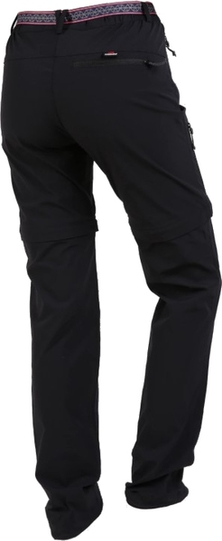 Dámské outdoorové kalhoty Trimm Timera 2 v 1 Grafit Black 25/26