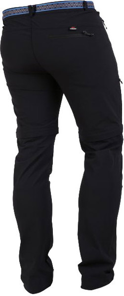 Pánské outdoorové kalhoty Trimm Timero 2 v 1 Grafit Black 25/26