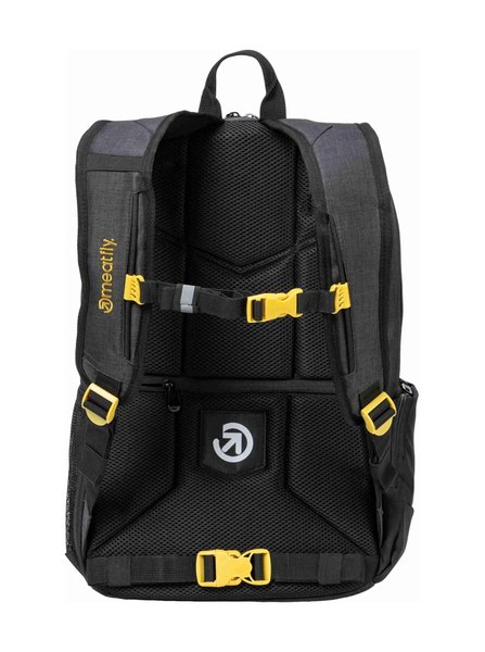 Batoh Meatfly Basejumper Black/Charcoal Heather 22 L + penál zdarma 25/26