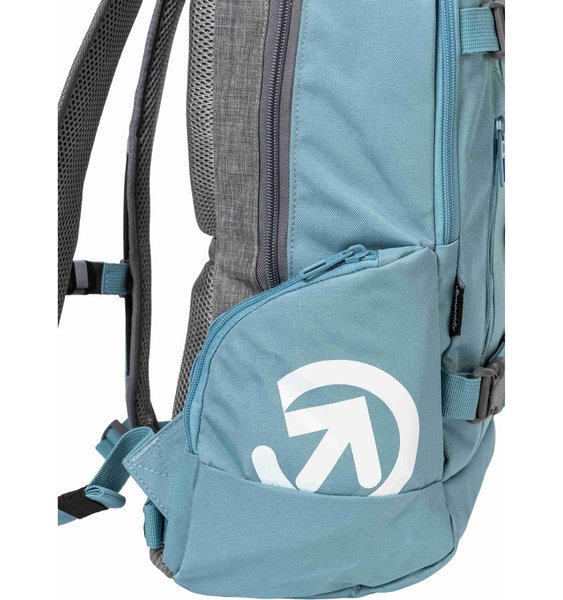Batoh Meatfly Basejumper Grey Heather/Aqua 22 L + penál zdarma 25/26