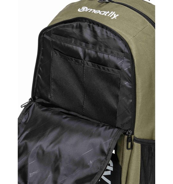 Batoh Meatfly Basejumper Olivine 22 L + penál zdarma 25/26