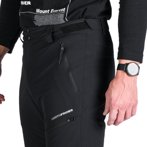 Pánské outdoorové kalhoty Northfinder Aurelio NO-3960OR-269 Black 25/26