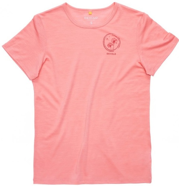 Dámské merino triko Devold Active Spring Tee WMN Apricot GO 293 290 D 070A 25/26