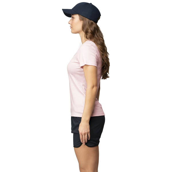 Dámské merino triko Devold Classic Flowers Tee WMN Chalk Pink GO 180 290 F 150A 25/26