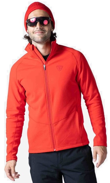 Pánská mikina Rossignol Classique Clim Sports Red RLMML04-301 25/26